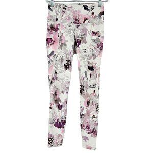 Athleta Stash Pocket Salutation Peony 7/8 Tight Women's Size XS Floral Athletic